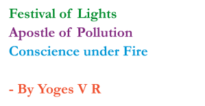 Cracker Filled Diwali